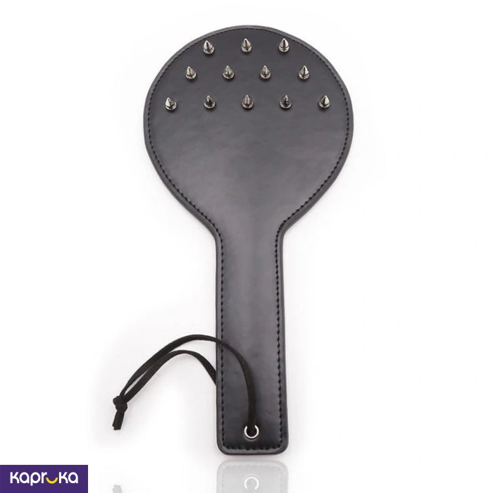 Bdsm Round Spanking Paddle With Metal Spikes Whip