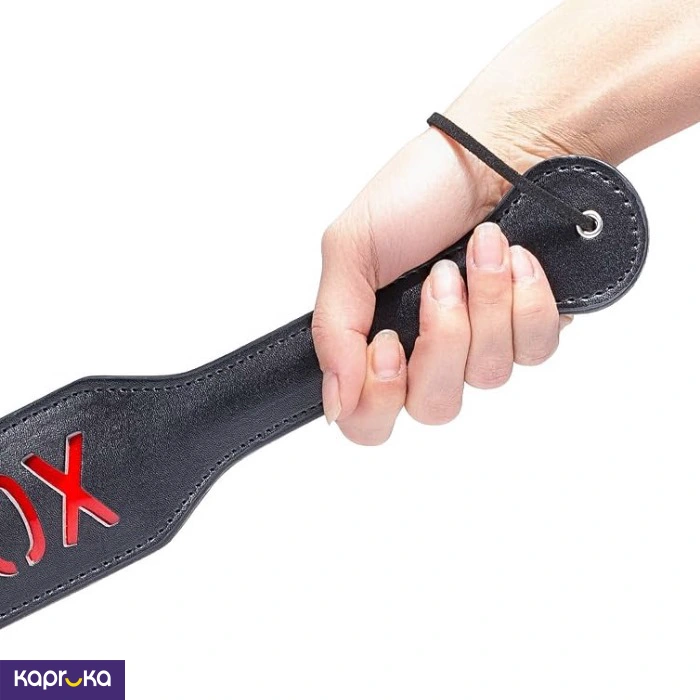 Leather Sexy Paddle For Adult Bdsm Games Couple Bondage Gear Sex Toys Black Colors