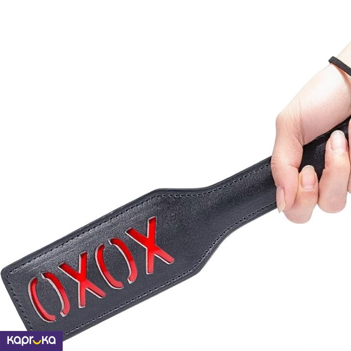 Leather Sexy Paddle For Adult Bdsm Games Couple Bondage Gear Sex Toys Black Colors