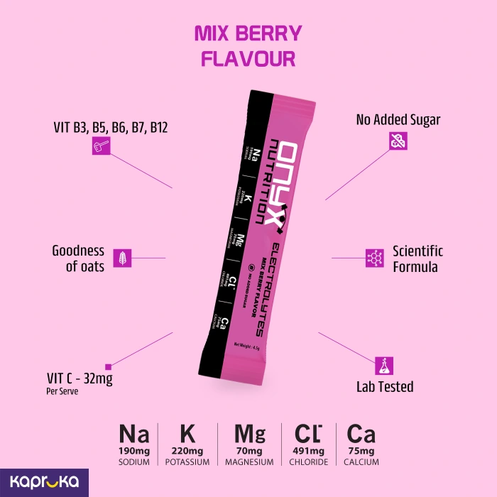 Onyx Eletrolytes Mix Berry