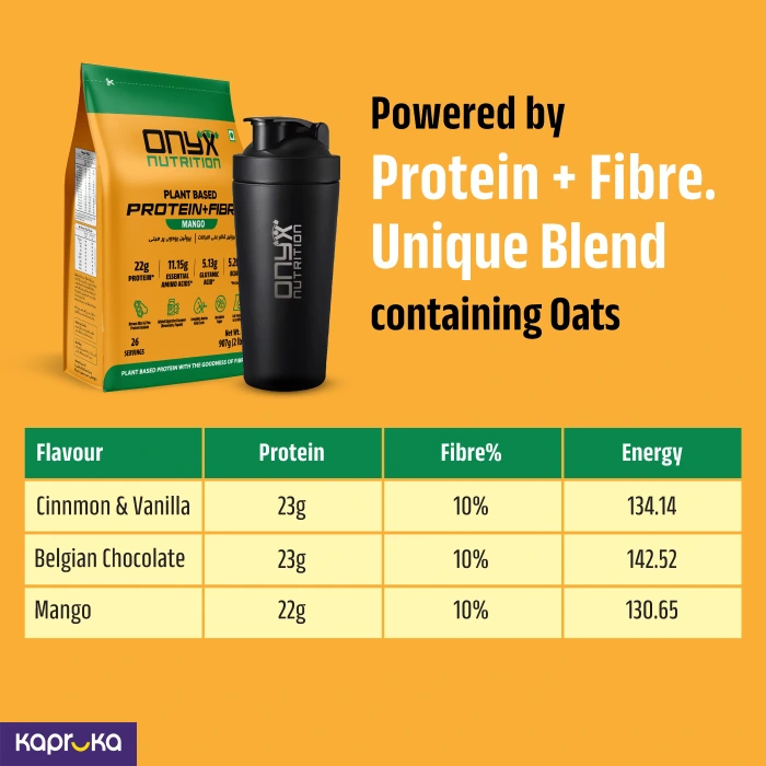 Onyx Plant Protein Mango Sachet