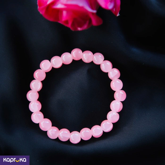 Soft Pastel Pink Opal Bracelet