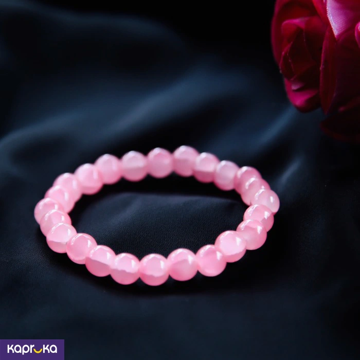 Soft Pastel Pink Opal Bracelet