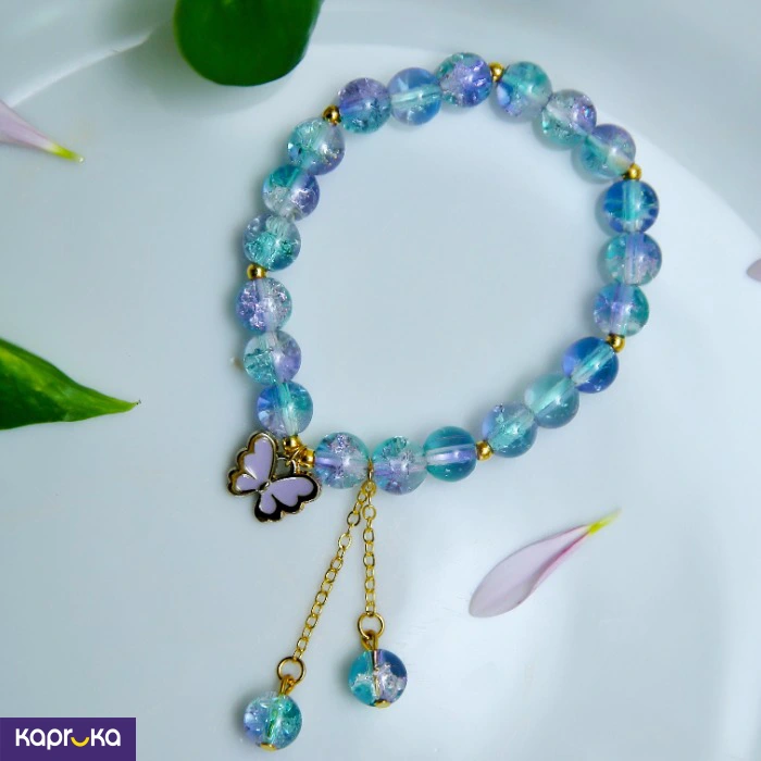 Mystic Aqua Butterfly Quartz Bracelet