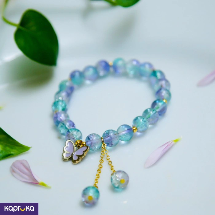 Mystic Aqua Butterfly Quartz Bracelet