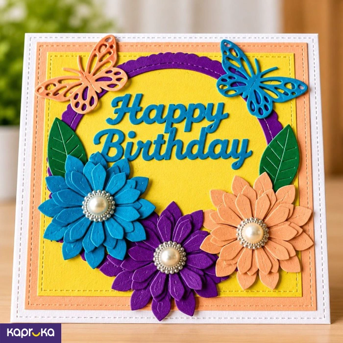 A Beautiful Happy Birthday Greeting Card