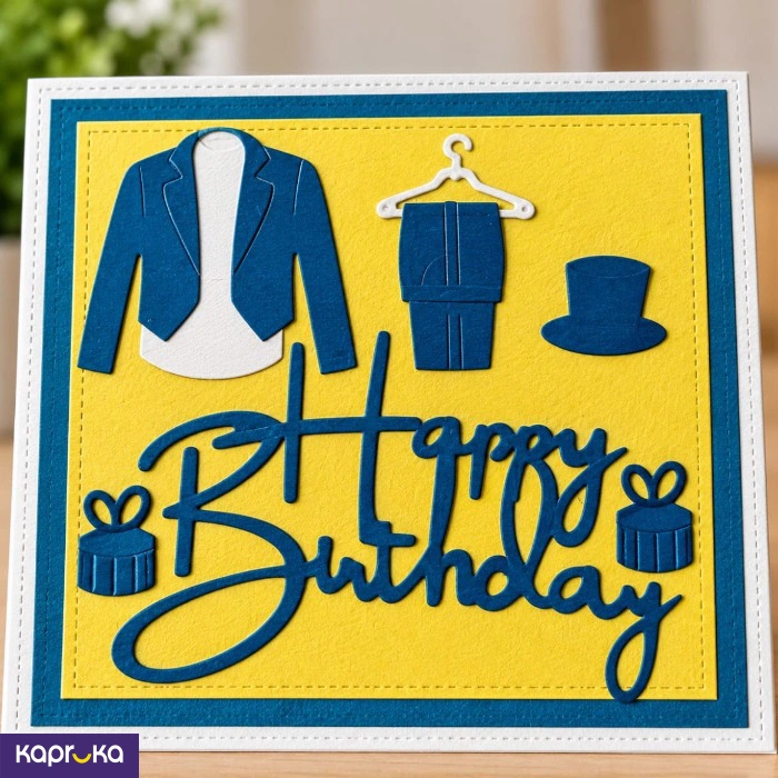 A Stylish Happy Birthday Greeting Card For Him