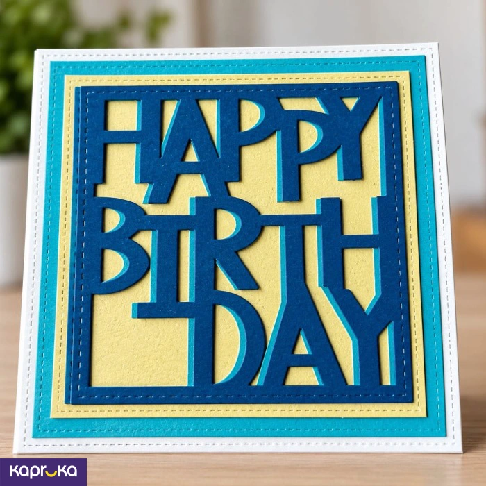 Bold Beautiful Happy Birthday Greeting Card