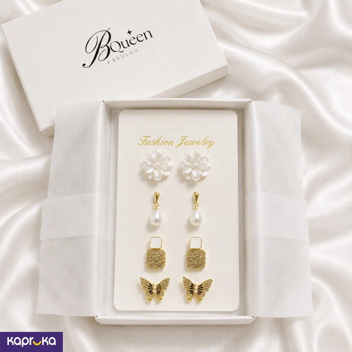 Bqueen Brand Fashion 4 Pcs Earring Set