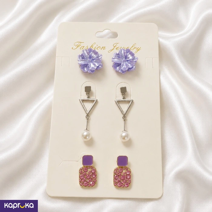 Bqueen Brand Fashion 3 Pcs Earrring Set