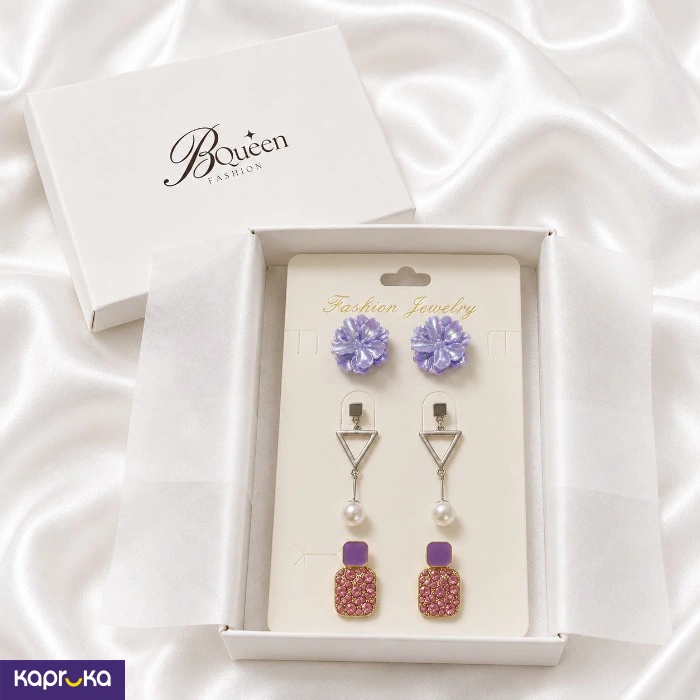Bqueen Brand Fashion 3 Pcs Earrring Set