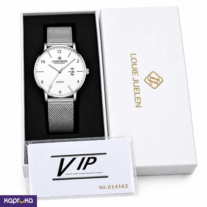 Louie Juelen Quartz Stainkess Steel Mesh Strap Gents Watch