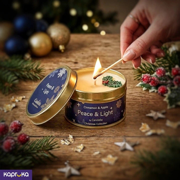 Christmas Tin Set Of 3 Scented Candle
