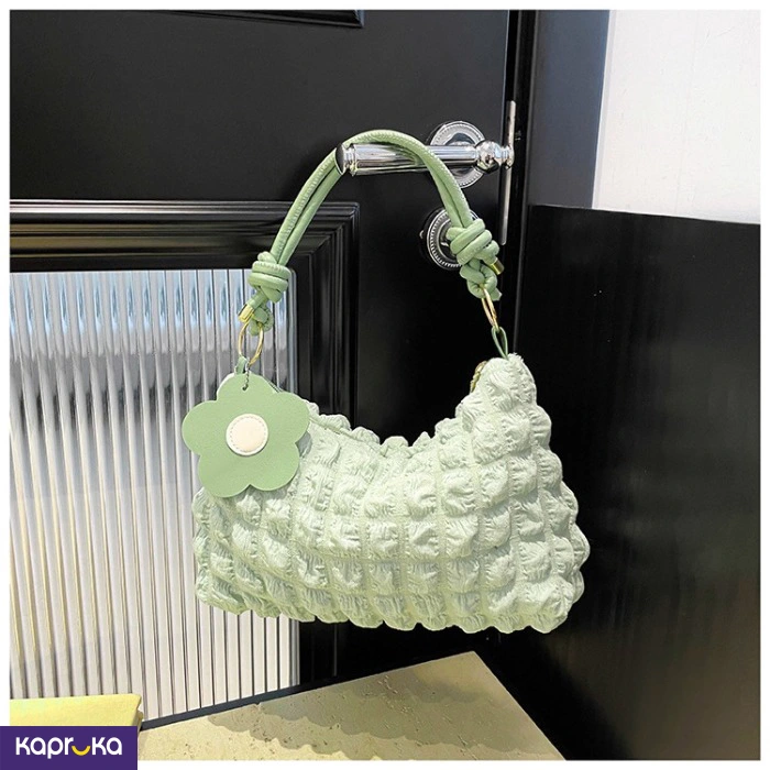 Korean Inspired Waterproof Popcorn Textured Shoulder Bag