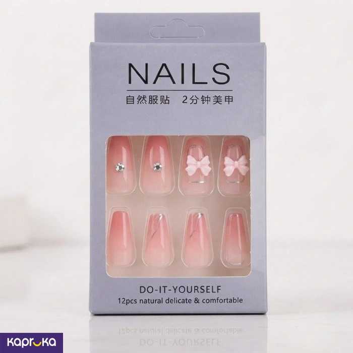 Artificial Nails Set 12pcs