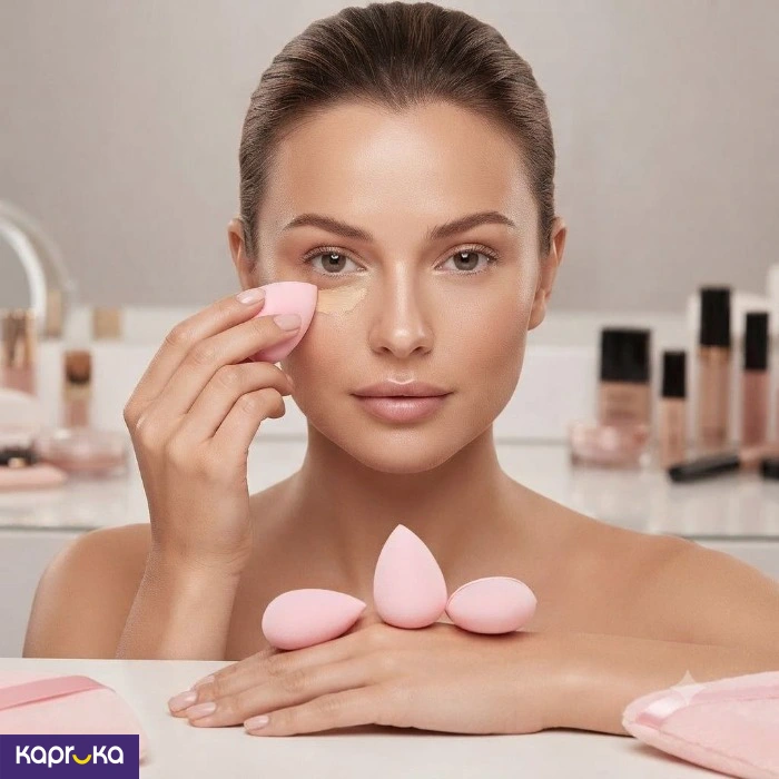Beauty Makeup And Sponge And Puff 10Pcs Set