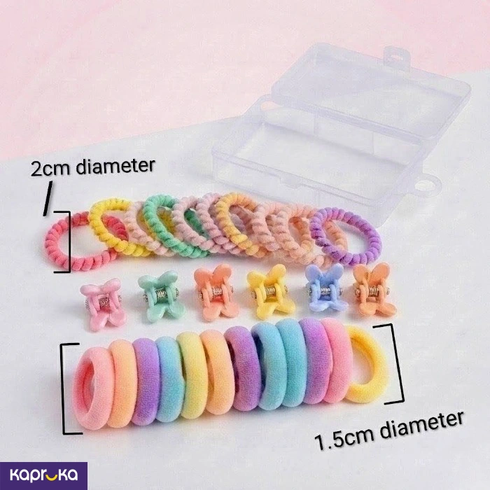 Pastel Hair Accessories 38pcs Set