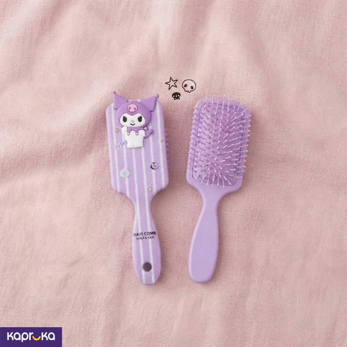 Kuromi Themed Cute Scalp And Hair Cushion Paddle Brush