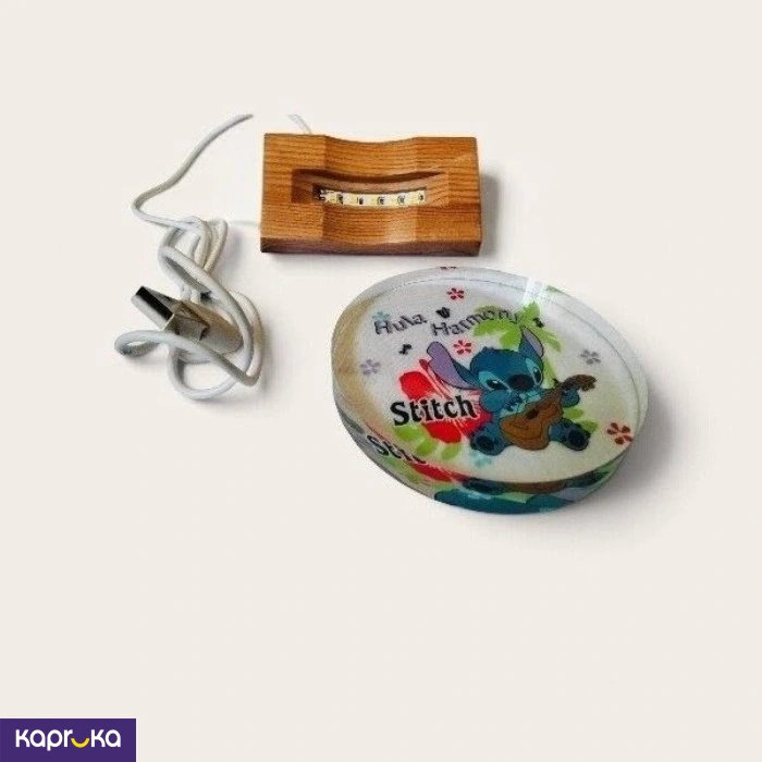 Stitch Hula Harmony Acrylic Led Night Light