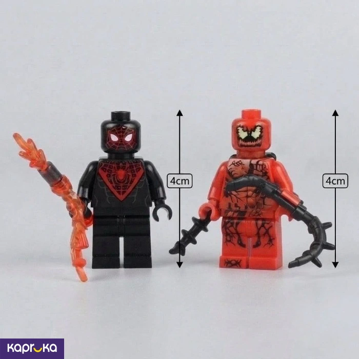 ZT Spider Man New Series Building Block Action Figure Set Of 2