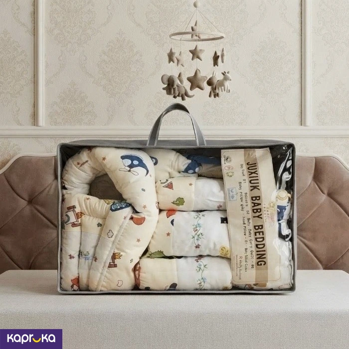 Playful Transport Theme 6pcs Baby Bedding And Nursery Set