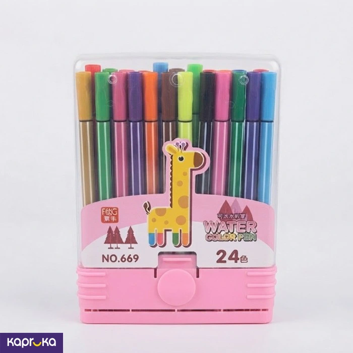 Water Colour Highlighter Pen 24 Piece