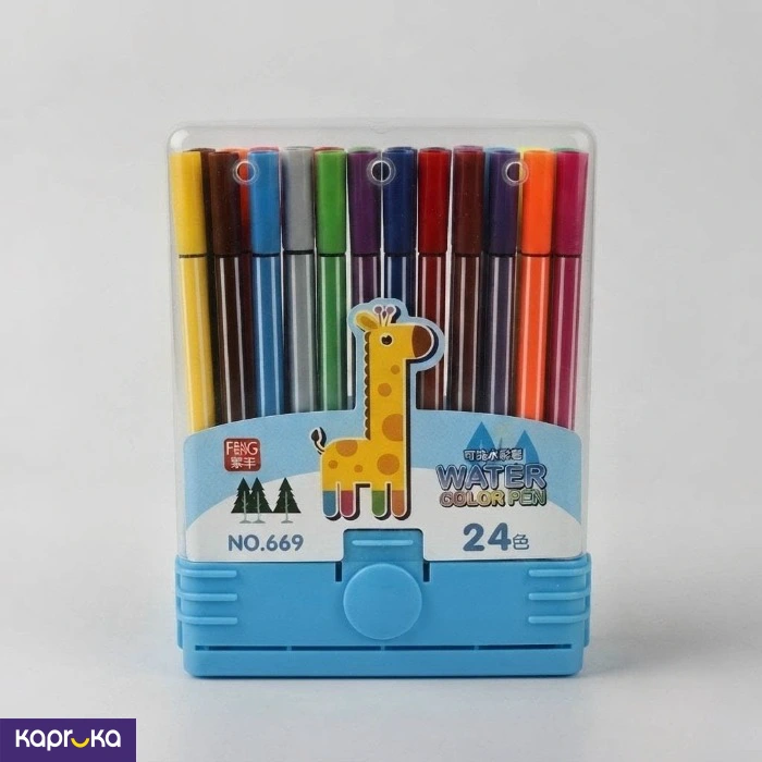 Water Colour Highlighter Pen 24 Pcs