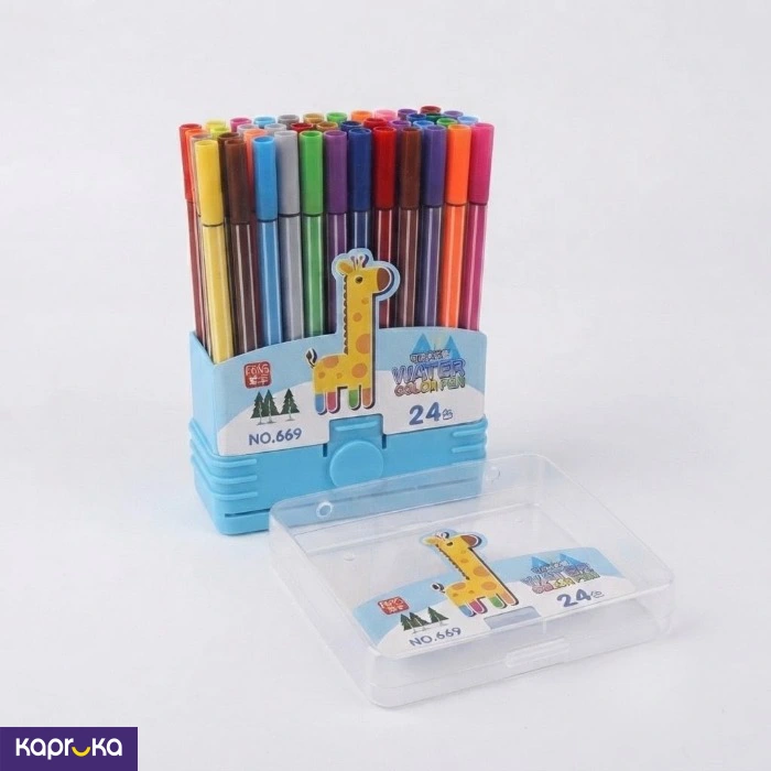 Water Colour Highlighter Pen 24 Pcs