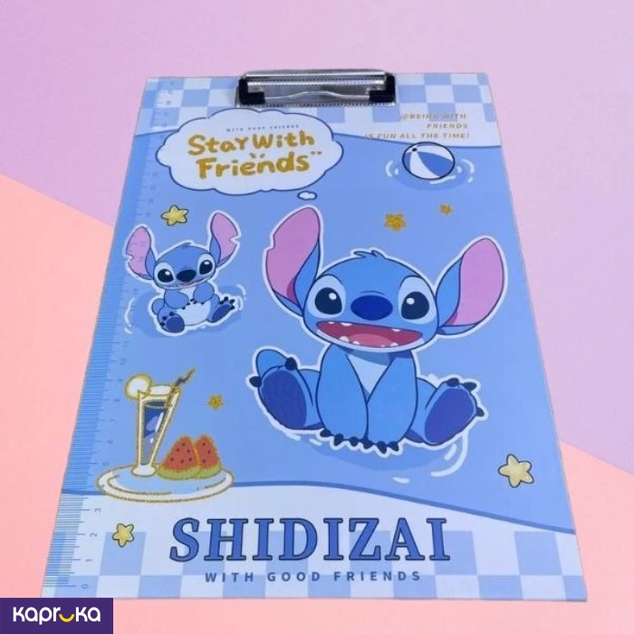 Shidizai Stitch Stay With Friends A4 Clipboard
