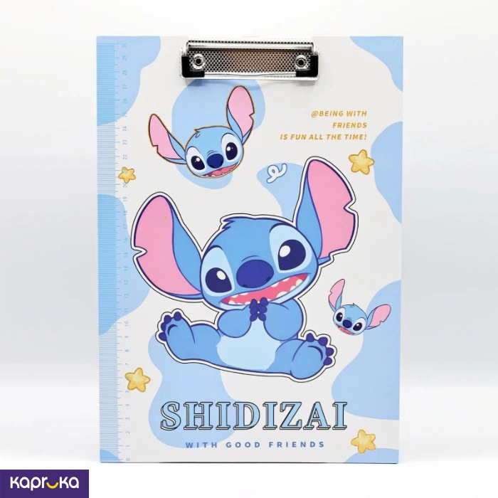 Shidizai Stitch Stay With Good Friends A4 Clipboard