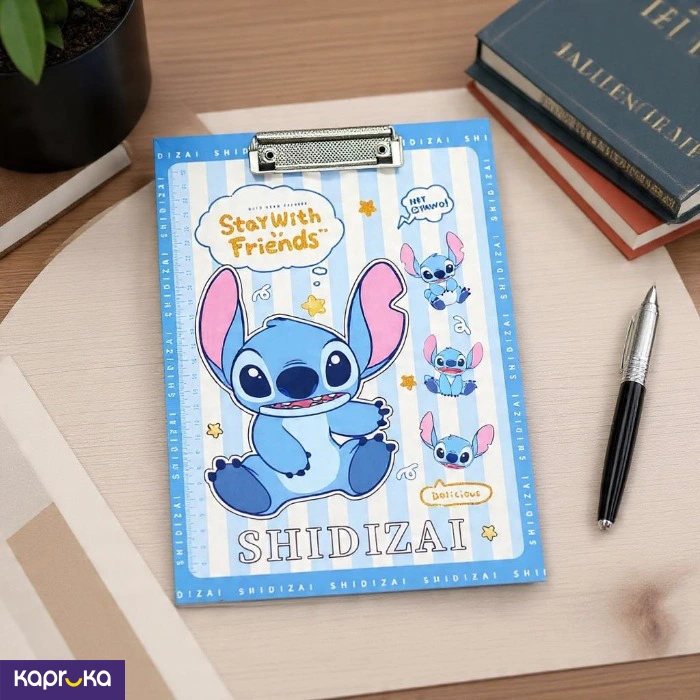 Shidizai Stitch Stay With Good Friends A4 Clipboard