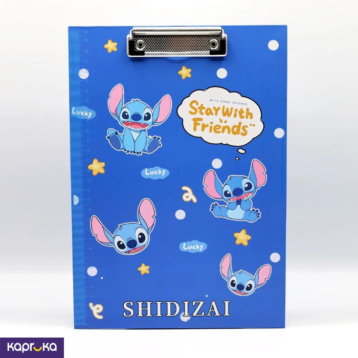 Shidizai Stitch Stay With Good Friends A4 Clipboard