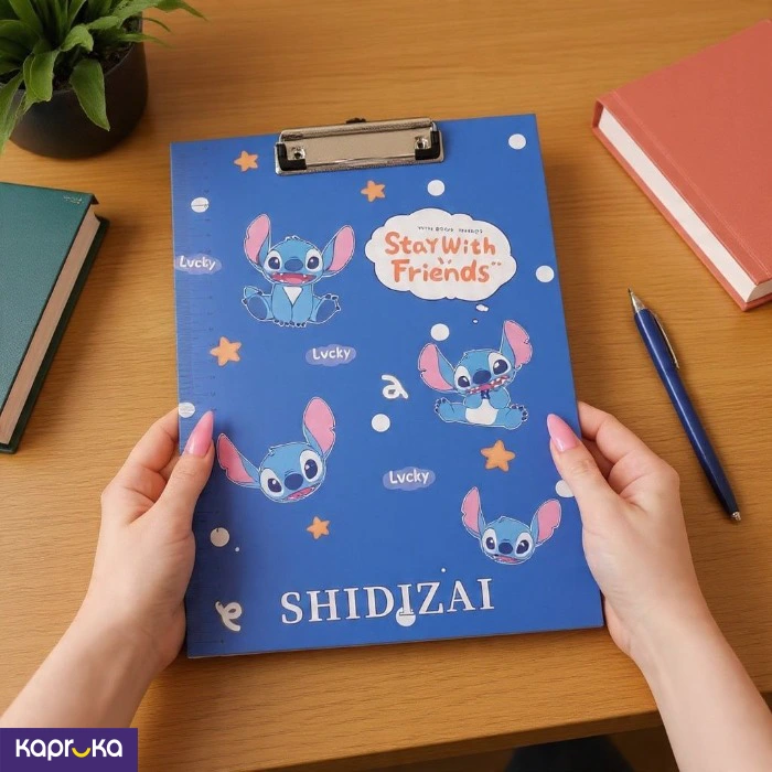 Shidizai Stitch Stay With Good Friends A4 Clipboard