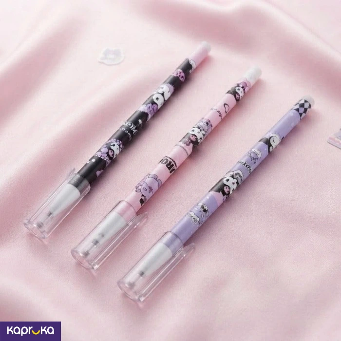 Kuromi Cute Cartoon Gel Pens Set Pack Of 3