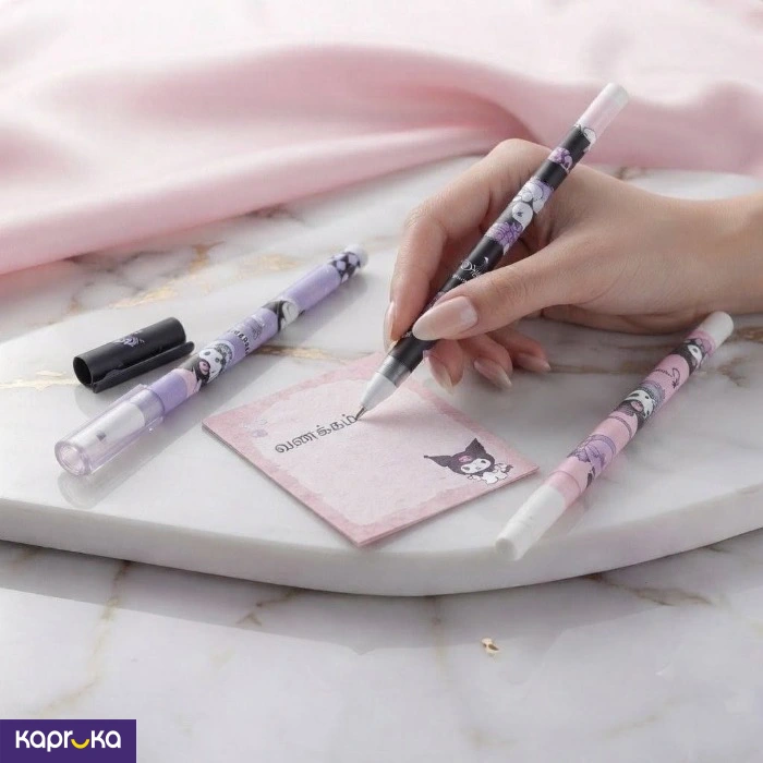 Kuromi Cute Cartoon Gel Pens Set Pack Of 3