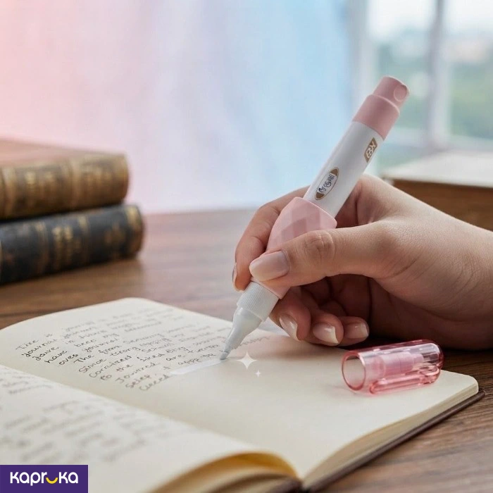 Ergonomic Pastel Pink Correction Pen Or Tippx