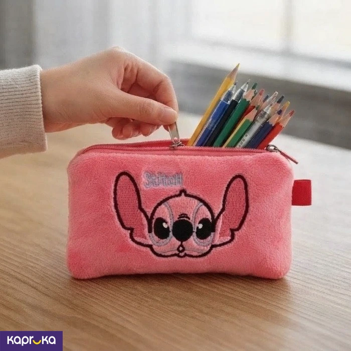 Adorable Plush Stitch Pencil Pouch