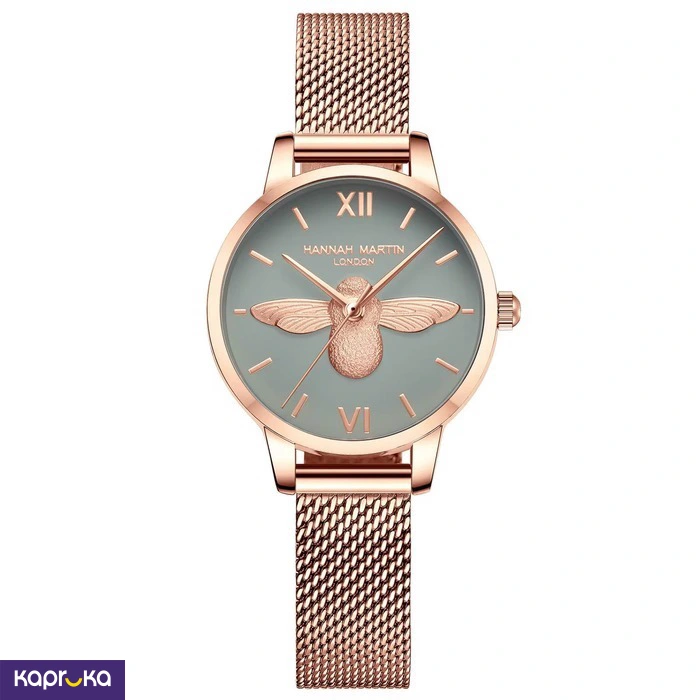 Hannah Martin Luxury 3d Bee Quartz Ladies Watch