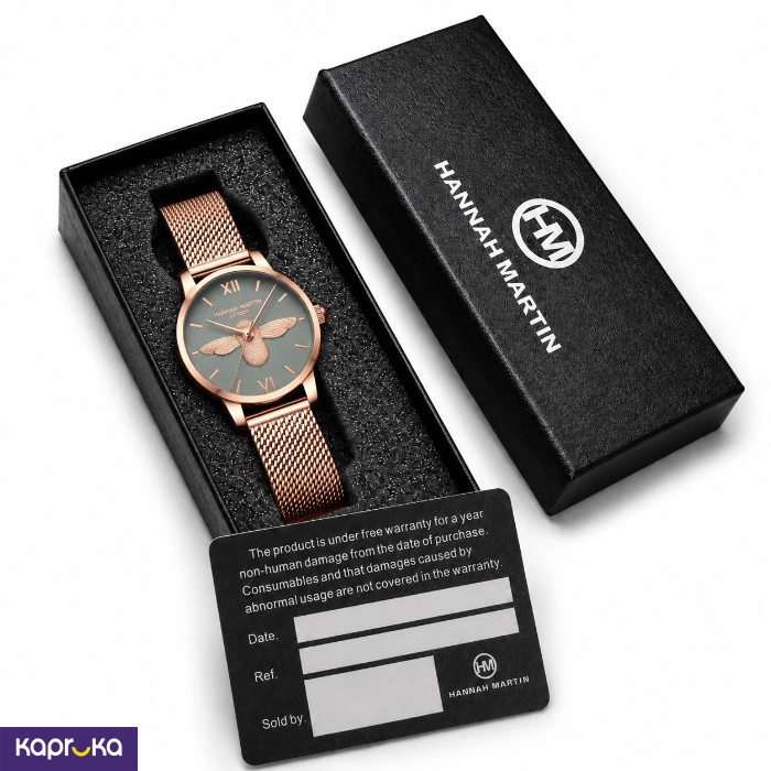Hannah Martin Luxury 3d Bee Quartz Ladies Watch