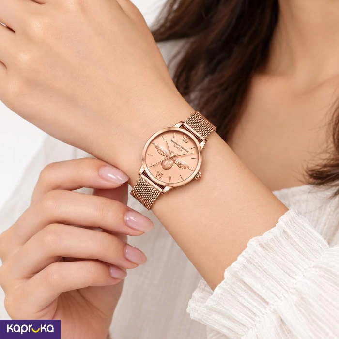 Hannah Martin Luxury 3d Bee Quartz Ladies Watch