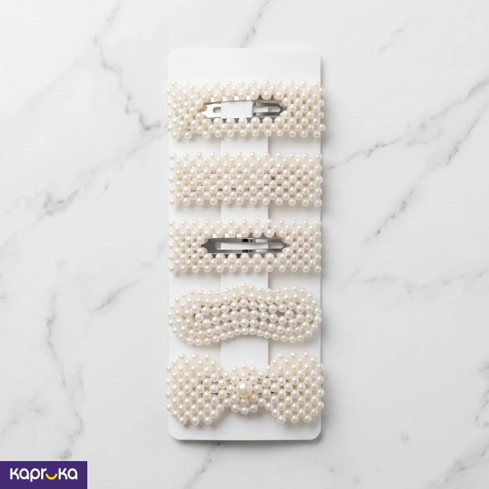 Elegant Pearl Hair Clip Set