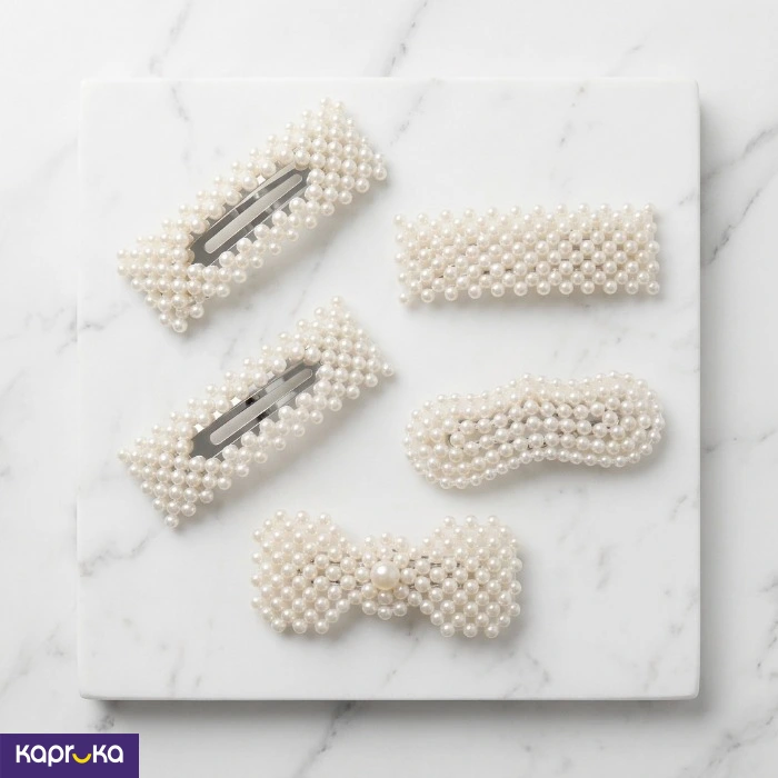 Elegant Pearl Hair Clip Set
