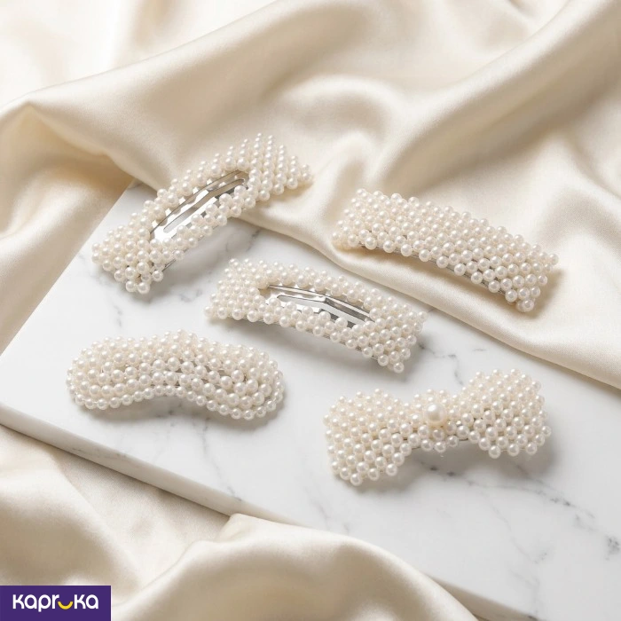 Elegant Pearl Hair Clip Set
