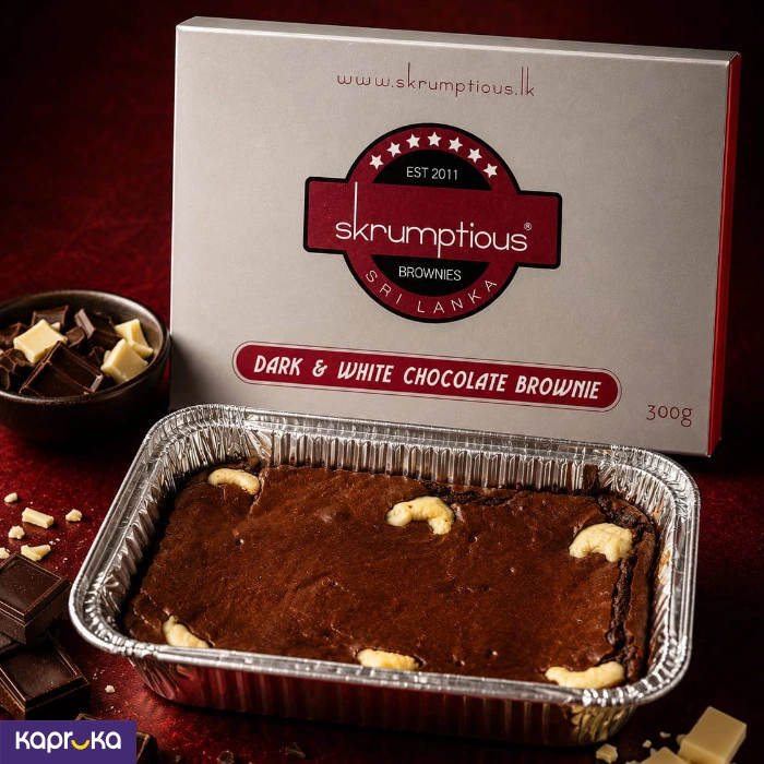 Dark And White Chocolate Brownie 300G