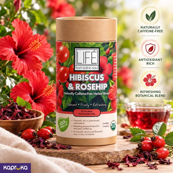 Hibiscus And Rosehip Botanical Infusion 25 Tea Bag Pack