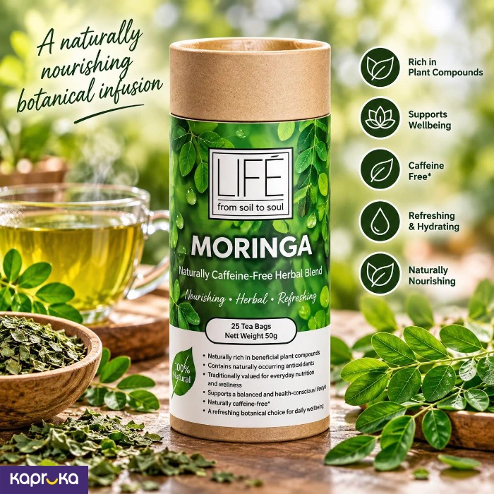 Moringa Botanical Infusion 25 Tea Bags Pack