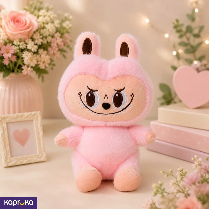 Labubu The Monsters Pink Plush Toy 11 Inches