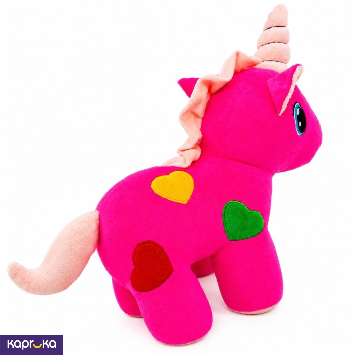 Hot Pink Rainbow Unicorn Plush Toy 11 Inches