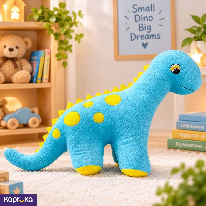 Blue Dinosaur Plush Toy 12 Inches