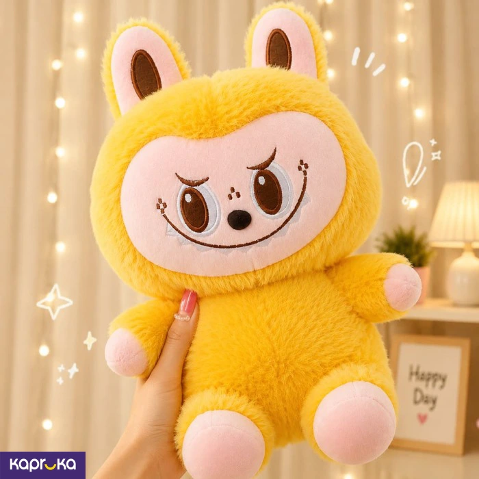 Labubu The Monsters Yellow Plush Toy 11 Inches